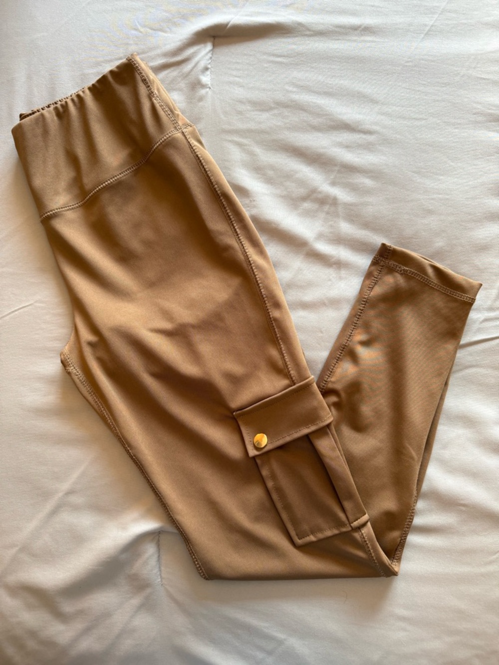 Tan Leggings with Pockets